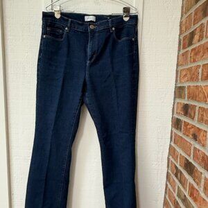 Loft Blue Denim Curvy Straight Jeans. Women's 30/10
